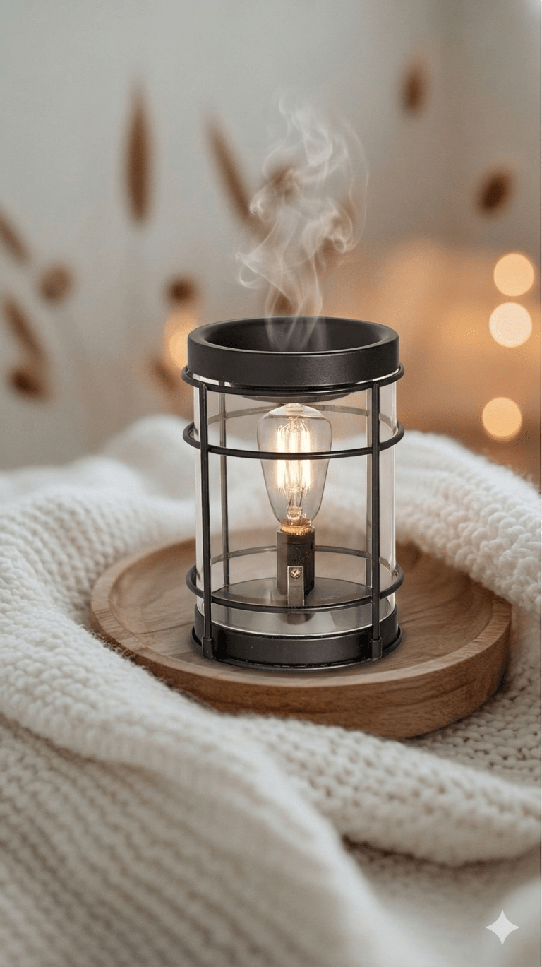 Diffuseur Électrique Vintage - Noir avec Minuterie