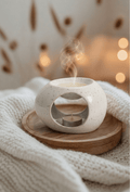 Diffuseur en céramique blanche – Design moderne Ovale