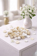Perles parfumées - Soie blanche au jasmin
